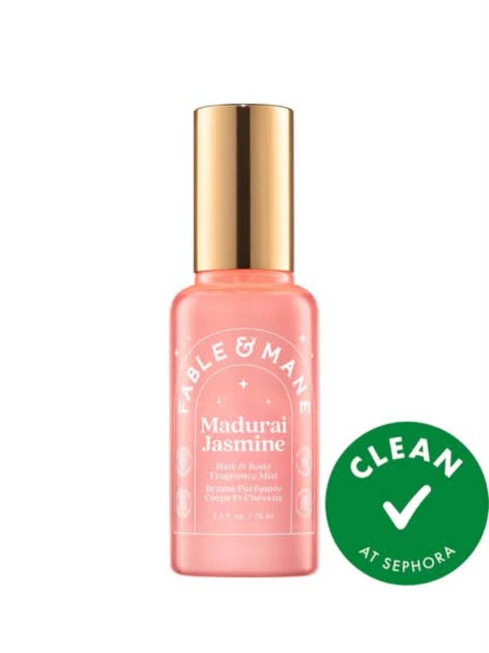 FABLE & MANE Madurai Jasmine Hair & Body Mist with Red Champaca + Sandalwood